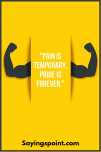Workout Sayings