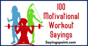 Workout Sayings