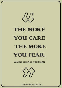 wayne gerard trotman sayings point