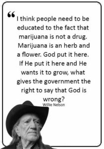 funny smoking weed quotes - I think people need to be educated to the fact that marijuana is not a drug. Marijuana is an herb and a flower. God put it here. If He put it here and He wants